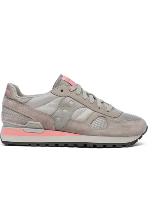 Saucony Femme, Chaussures, Gris, Taille: 40 EU Baskets Grises avec Semelle Intermédiaire Effet Nuage