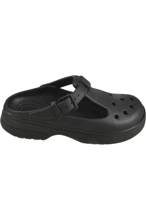 Crocs Femme, Chaussures, Noir, Taille: 37 EU Sandales Noires pour Tenues Estivales