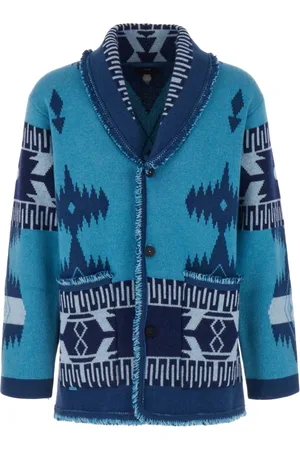 Alanui Homme, Pulls, Bleu, Taille: S Cardigans