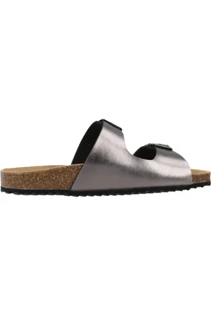 Geox Femme, Chaussures, Gris, Taille: 38 EU Tongs