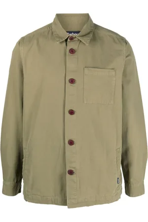 Barbour Homme, Chemises, Vert, Taille: M Chemise Verte en Coton pour Homme