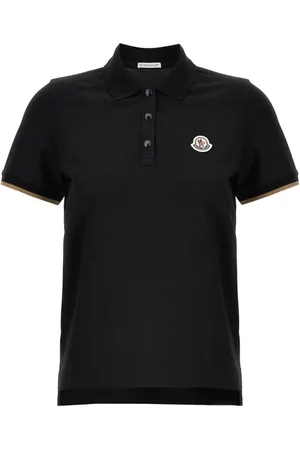 Moncler Femme, Tops, Noir, Taille: 36 FR Polo Noir