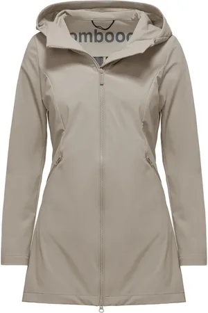 Bomboogie Femme, Vestes, Gris, Taille: 38 FR Unlined Rain Parka