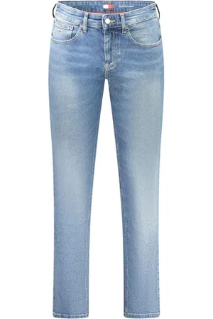 Tommy Hilfiger Homme, Jeans, Bleu, Taille: W31 L32 Jean Slim en Coton Lavé