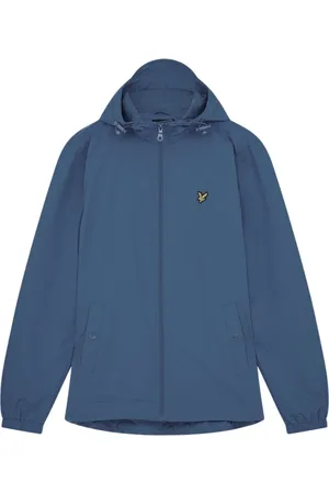 Lyle & Scott Homme, Vestes, Bleu, Taille: S Veste Légère à Capuche