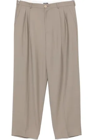 MAGLIANO Homme, Pantalons, Brun, Taille: L Pantalon marron clair à bouton et fermeture éclair