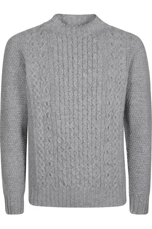 DRUMOHR Homme, Pulls, Gris, Taille: L Pull à Col Roulé Confortable