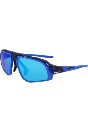 Nike Homme, Accessoires, Bleu, Taille: 59 MM Lunettes de sport