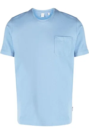 Aspesi Homme, Tops, Bleu, Taille: S T-shirt ras du cou en jersey