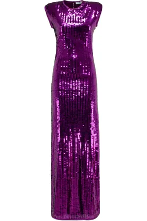 MVP Wardrobe Femme, Robes, Violet, Taille: 42 FR LE Petit Ermitage Robe Longue