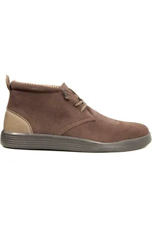 Hey dude Homme, Chaussures, Brun, Taille: 40 EU Daim Marron Chukka Botte