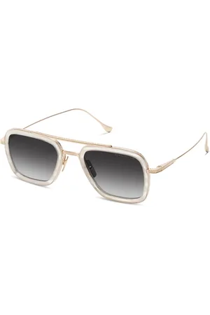 DITA EYEWEAR Unisex, Accessoires, Blanc, Taille: ONE Size Lunettes de soleil Flight.006 en Swirl