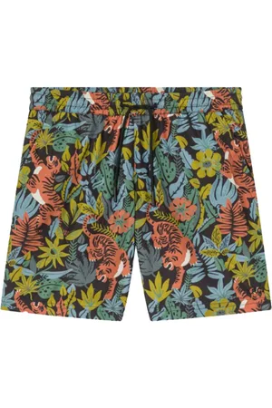 A.P.C. Homme, Maillots de bain, Multicolore, Taille: S Short Tropical Imprimé Bobby S
