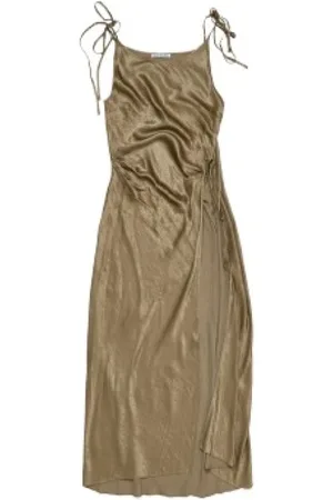 Acne Studios Femme, Robes, Brun, Taille: 36 FR Robe Maxi en Satin
