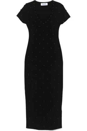 Blugirl Femme, Robes, Noir, Taille: 38 FR Robe Élégante Nero