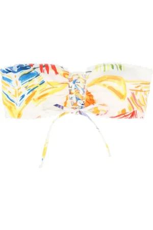 CHARO RUIZ IBIZA Femme, Maillots de bain, Multicolore, Taille: 40 FR Haut de Bikini Bandeau Abstrait Cecilia