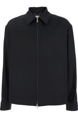 Golden Goose Homme, Vestes, Noir, Taille: L Veste en Laine Noire Col Classique Manches Longues