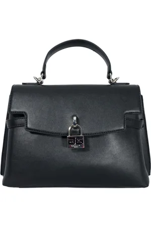 GAËLLE Femme, Sacs, Noir, Taille: ONE Size Sac à main noir avec logo verrou