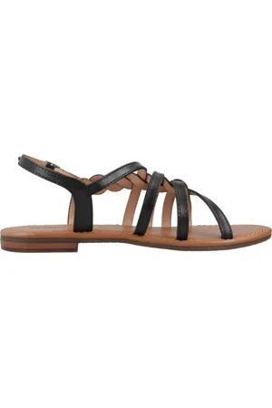 Geox Femme, Chaussures, Noir, Taille: 39 EU Sandales plates élégantes pour femmes