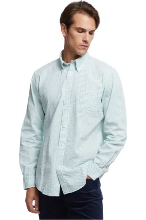 Brooks Brothers Homme, Chemises, Bleu, Taille: M Chemise Sport Regent Coupe Classique