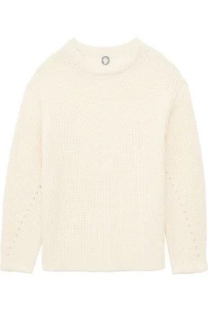 Inès de la Fressange Femme, Pulls, Blanc, Taille: 36 FR Pull Élégant Ecru Point Fantaisie