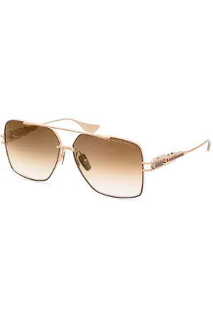DITA EYEWEAR Unisex, Accessoires, Jaune, Taille: ONE Size Lunettes de soleil style empereur