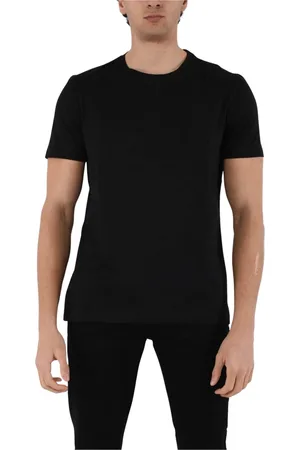 Dondup Homme, Tops, Noir, Taille: XL T-shirt en jersey avec coupe slim