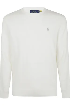 Ralph Lauren Homme, Pulls, Blanc, Taille: L Pull à Manches Longues