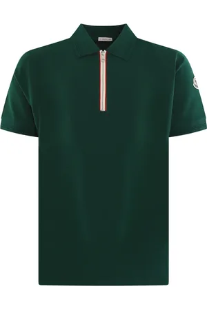 Moncler Homme, Tops, Vert, Taille: L Polo à Manches Courtes