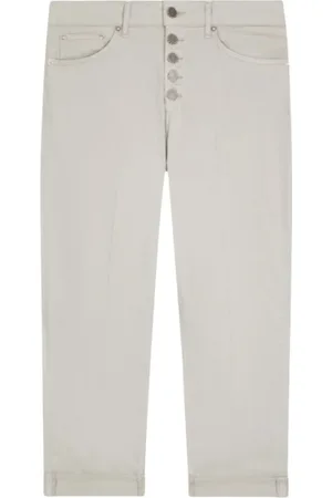 Dondup Femme, Pantalons, Gris, Taille: W26 Pantalon Large Cheville
