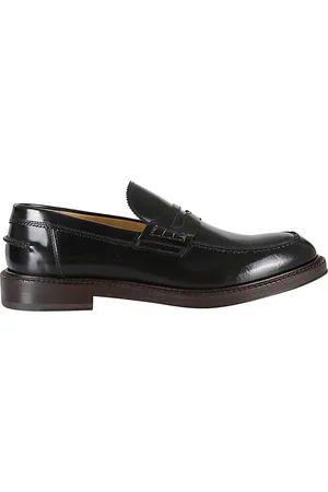 Corvari Homme, Chaussures, Brun, Taille: 44 EU Mocassin en cuir brossé