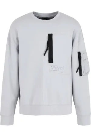 Armani Exchange Homme, Sweatshirts et sweats à capuche, Gris, Taille: XL Pulls Gris