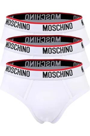 Moschino Homme, Sous-vêtements, Blanc, Taille: M Ensemble de glisse en soie
