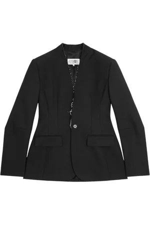 Maison Margiela Femme, Vestes, Noir, Taille: 36 FR Veste Casual Croisée