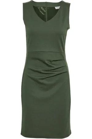 Kaffe Femme, Robes, Vert, Taille: 38 FR Robe sara