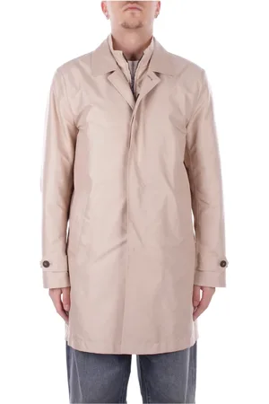 FAY Homme, Manteaux, , Taille: M Manteau Sable avec Fermeture Éclair et Boutons