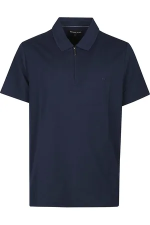 Michael Kors Homme, Tops, Bleu, Taille: XL Polo Zip Élégant