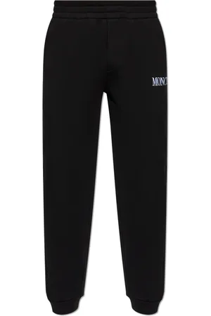 Moncler Homme, Pantalons, Noir, Taille: L Pantalon de survêtement Logo