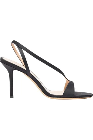 Scarosso Femme, Chaussures, Noir, Taille: 38 1/2 EU Sandales Paula en satin noir