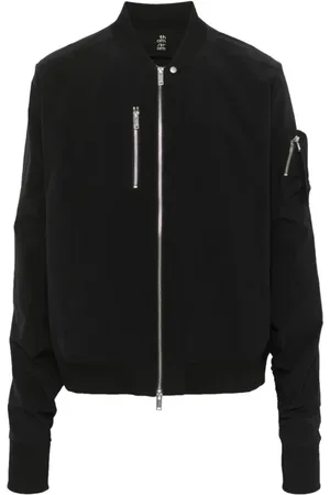 THOM KROM Homme, Vestes, Noir, Taille: S Veste homme à fermeture éclair intégrale