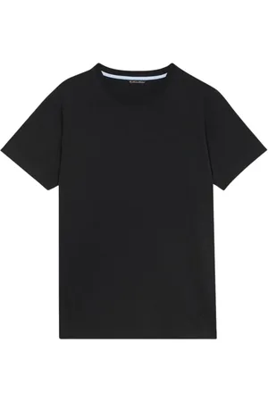 Brooks Brothers Homme, Tops, Noir, Taille: L T-shirt col rond en coton noir