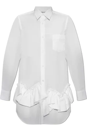 Comme des Garçons Femme, Blouses et Chemises, Blanc, Taille: 38 FR Chemise longue