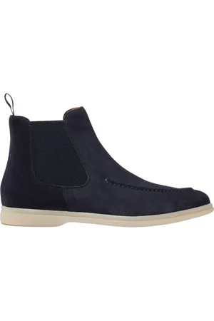Scarosso Femme, Chaussures, Bleu, Taille: 39 EU Eugenia Scamosciata Chelsea Bottes