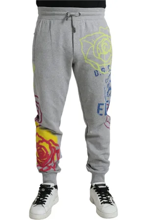 Dolce & Gabbana Homme, Pantalons, Gris, Taille: M Pantalons de survêtement