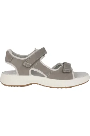 ARA Femme, Chaussures, Gris, Taille: 42 EU Sandale pour femme élégante en beige foncé