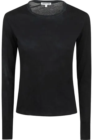 Cotton Citizen Femme, Tops, Noir, Taille: 36 FR Haut à Manches Longues Vintage Noir