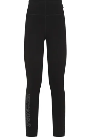 Moncler Femme, Pantalons, Noir, Taille: 36 FR Leggings Noirs