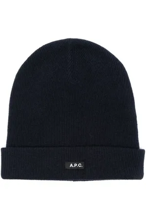 A.P.C. Femme, Accessoires, Bleu, Taille: ONE Size Bonnet d`automne