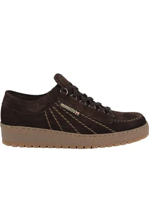 Mephisto Homme, Chaussures, Brun, Taille: 47 EU Chaussure à lacets Rainbow - Marron foncé