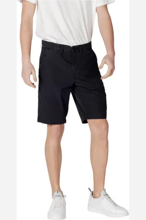 Napapijri Homme, Shorts, Noir, Taille: W35 Shorts Bermuda en Coton Collection Printemps/Été
